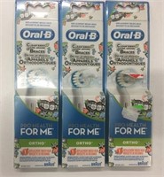 3 Oral-B Pro Health For Me Ortho Replacement Heads