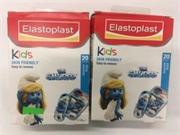 2 Pks Elastoplast Fabric & Kid's "Band Aids"
