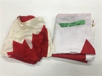 2 Canadian Flags
