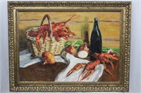 Original, Zolotnitzky, Still Life with Lobsters