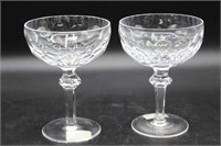 Waterford Curragmore Champange Glasses Lot 2