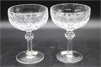 Waterford Curragmore Champange Glasses Lot 3