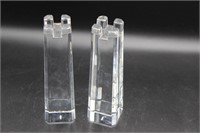 Lenox Ovations Avalon Crystal candle holders