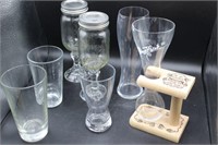 Beer glass collection