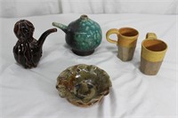 Clay pottery collection