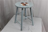 Small painted stool