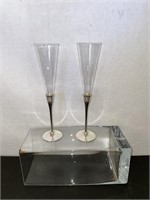 Vera Wang Champagne Glasses (new, never used)