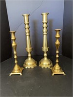 Large Brass Candlesticks (qty. 4)