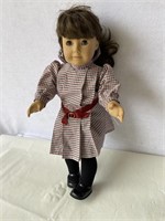 American Girl Doll (burgundy dress)