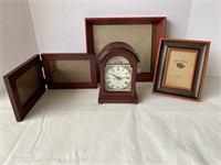 Small Decorative Clock and Frames
