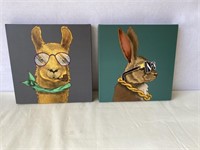 Z Gallerie Camel & Rabbit Canvas Prints