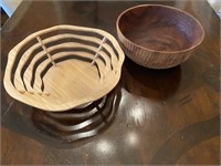 Wood Bowls (qty. 2)