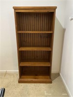 Wood Book Shelf (60" tall; 28" wide)