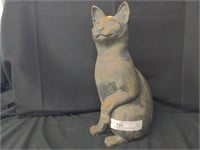 Composition Seated Cat Garden Statue
