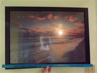 Sunset/Sunrise framed print