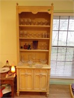 7ft Wooden French Country Cabinet