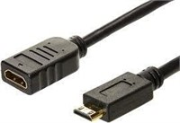 Mini HDMI Male to HDMI Female Converter Adapter