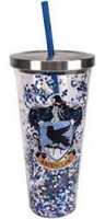 Spoontiques Ravenclaw Glitter Cup w/Straw