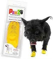 Pawz Yellow Water-Proof Dog Boot, XX-Small,