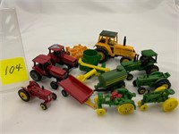 John Deere/Case Toys 1/64 scale