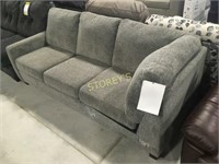 Grey Chaise / Sectional End - 84 x34 x 17