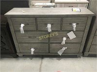 Naydell 7 Drawer Grey Dresser - $1050