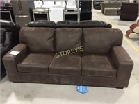 Brown Couch / Sofa - ~92 x 40 x 19