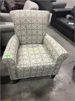 Circular Swirl Accent Chair ~35 x 26 x 18