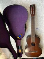 1930's Regal 6 String Acoustic Guitar-Mahogany