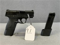 91. S&W M&P 9 Shield 9mm, 2 Extended Mags, SN: