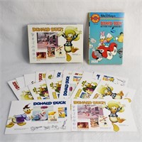 Donald Duck Norwegian Comic Book & Cards Lot