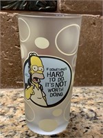 Homer Simpson pint glass