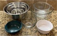 Miscellaneous mixing bowls - Stainless Nesting