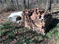 STACKS OF OLD RED BRICKS