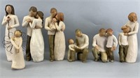 Collection of Willow Tree Figurines