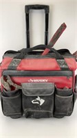 Husky Rolling Tool Bag with Hand Tools