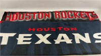 Houston Rockets & Texans Blankets