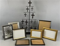 Picture Frames & Metal Cross Tree