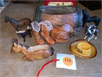 COLLECTABLE HORSES AND WESTERN CERAMICS