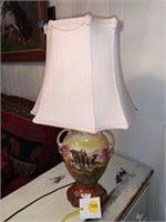 LODGE PORCELAIN LAMP