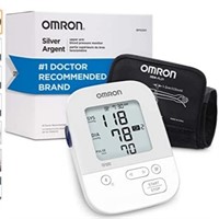 As is-OMRON Silver Blood Pressure Monitor, Upper