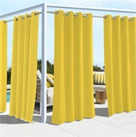 NEW - Indoor/Outdoor Décor Coastal 2pk Curtains