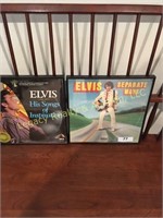 Framed Elvis Albums