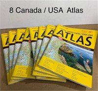 8 Canada / U.S. Atlases