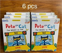 Lot of 6 "Pete The Cat" Wheels On The Bus Game