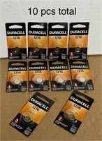 10 pc Lot of Duracell Batteries