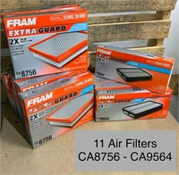 Lot of FRAM Air Filters