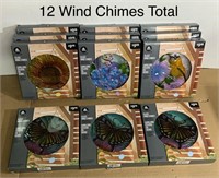 Lot of 12 Glass Wind Chimes