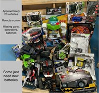 Misc. Lot of Remote Control Toys & Parts (AS-IS)
