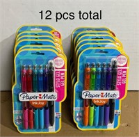 12 Packs of Paper Mate Gel Pens